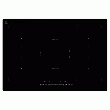 KOOKVLAK EXQUISIT EKI805F-2 INBOUW INDUCTIE 75cm