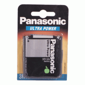 BATT.PANASONIC ULTRA POWER 3R12U /PER STUK  - OUTLET