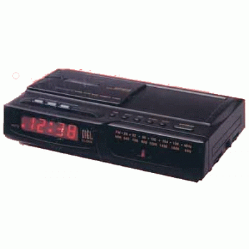 KLOKRADIO ATLANTIS RR 1676 LC met CASSETTE - OUTLET