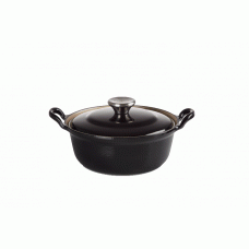 KOOKPOT LE CREUSET FAITOUT GEËMAILLEERD 32 cm EBBENZWART