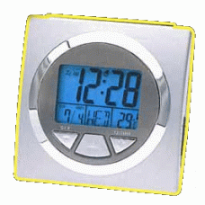 WEKKER TQ-TIME LD 112E ZILVER DIGITAAL -  OUTLET